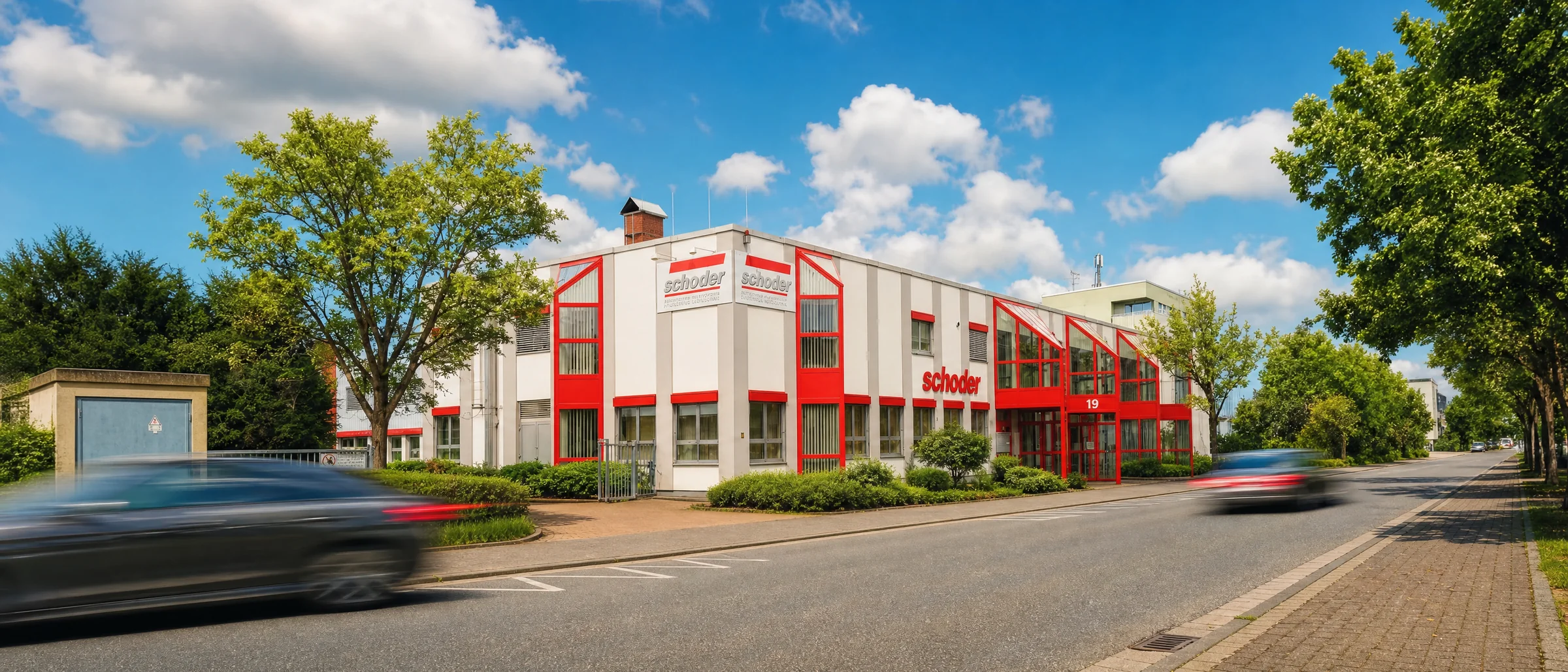 Standort Langen – Firmengebäude der Schoder GmbH in der Heinrich-Hertz-Straße